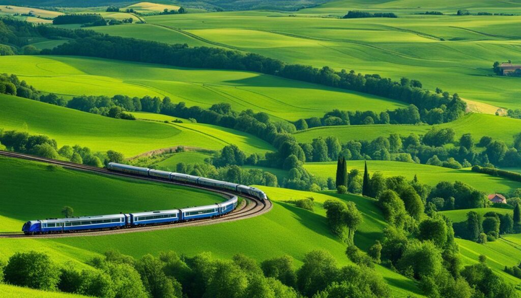 train around europe